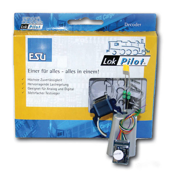 ESU LokPilot Digitalset 1, LokPilot V4.0 M4 64610 (MM/DCC/SX/M4), Magnet 51960 64630