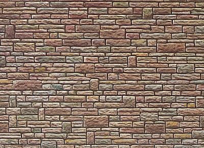 Faller Mauerplatte, Sandstein, grün-gelb-braun H0 170604