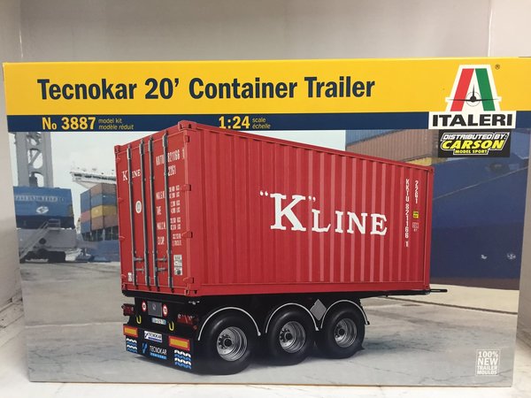 Italeri 1:24 20' Container Trailer 3887