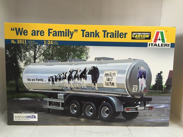 Italeri 1:24 "The Familiy"Swissmilk Tank Trailer 3911