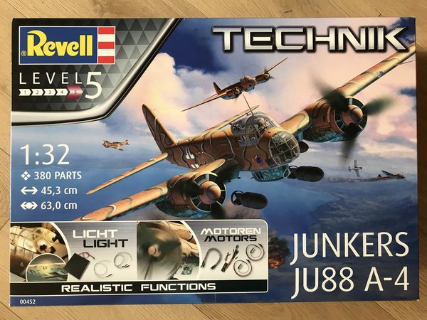 Revell Technik Junkers JU88 A-4 1:32 00452