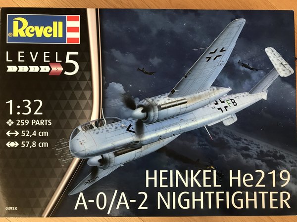 Revell Heinkel He219 A-0/A-2 Nightfighter 1:32 03928