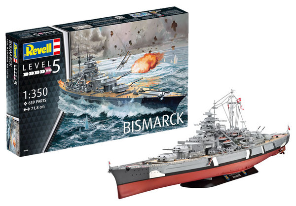 Revell Battleship BISMARCK 1:350 05040