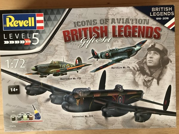 Revell Geschenkset British Legends 1:72 05696