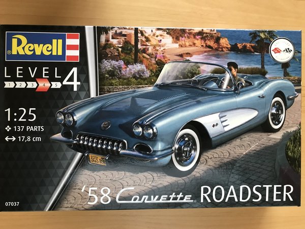 Revell '58 Corvette Roadster 1:25 07037