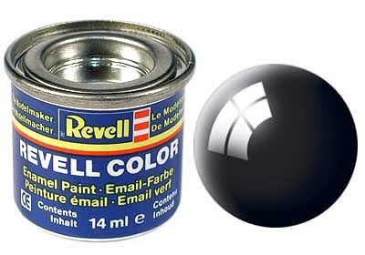 Revell schwarz, glänzend RAL 9005 14 ml-Dose Nr. 7