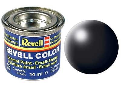 Revell schwarz, seidenmatt RAL 9005 14 ml-Dose Nr. 302