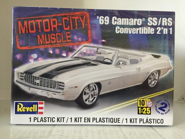 Revell 1/25 '69 Camaro™ SS/RS Convertible 2'n 1 85-4929