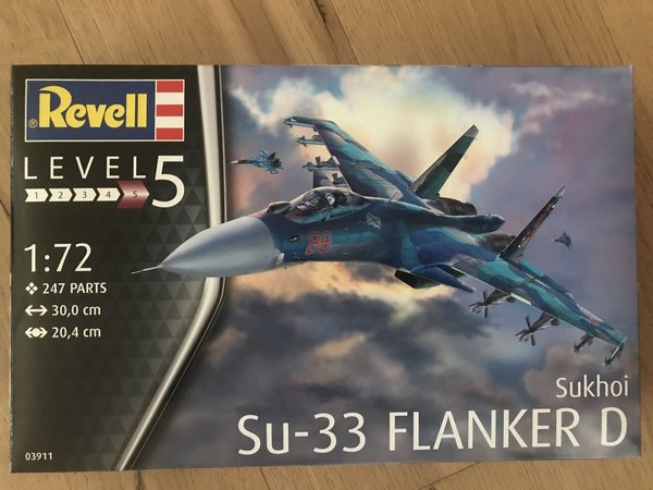 Revell Sukhoi Su-33 Navy Flanker 1:72 03911