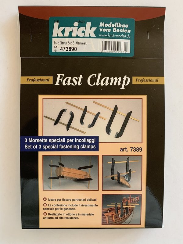 Krick Fast Clamp Set 3 Klemmen Amati 473890