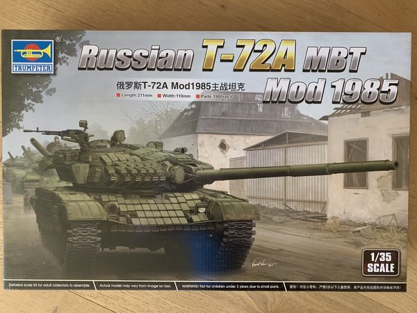 Trumpeter 1/35 T72A, Modell 1985, MBT 759548