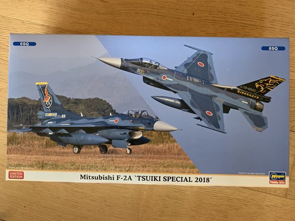 Hasegawa 1/72 Mitsubishi F-2A Tsuiki Special 2018, 2 Bausätze 602303
