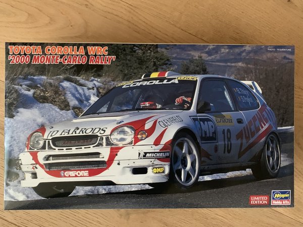 Hasegawa 1/24 Toyota Corolla WRC, 2000Monte Carlo Rally 20396