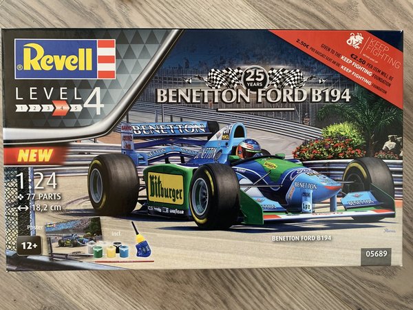 Revell 25th Anniv. "Benetton Ford B194" 1:24 05689