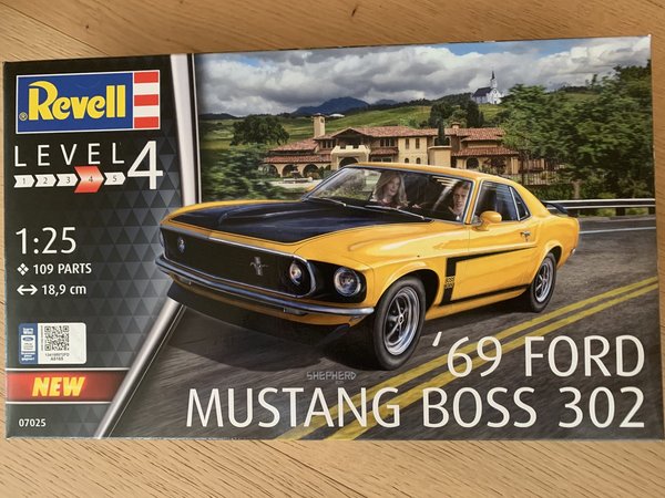 Revell 1969 Boss 302 Mustang 1:25 07025