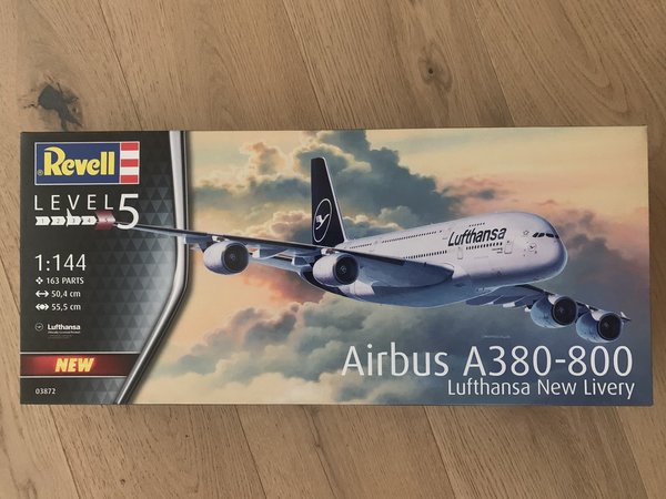 Revell Airbus A380-800 Lufthansa "New Livery" 1:144 03872