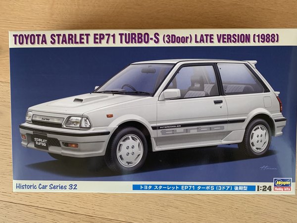 Hasegawa 1/24 Toyota Starlet EP 71 Turbo S (3-Türer) 21132 HC-32