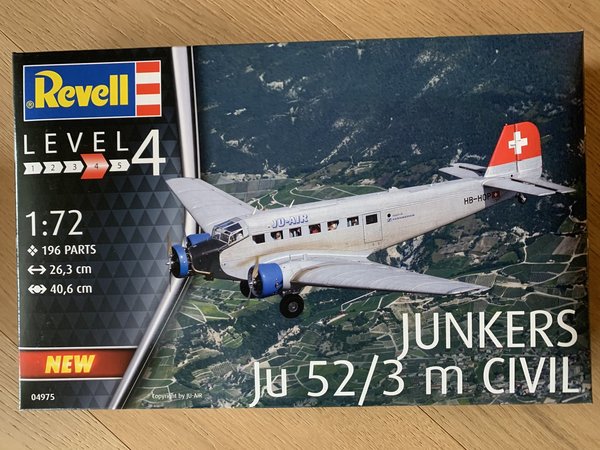 Revell Junkers Ju52/3m Civil 1:72 04975