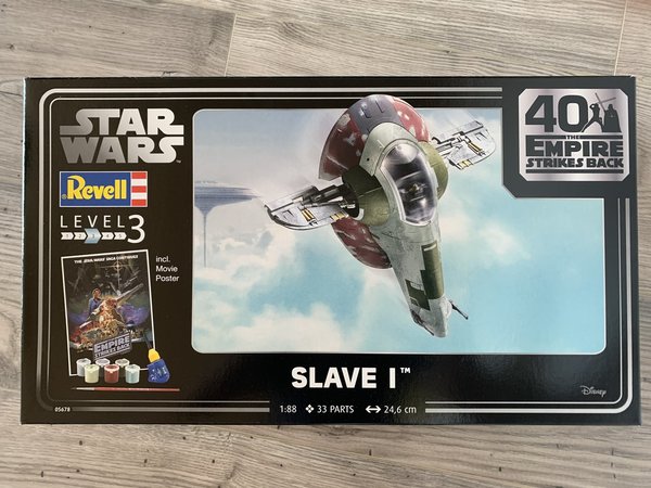 Revell Star Wars Slave I-40th Anniversary "The Empire strikes back" 1:88 05678