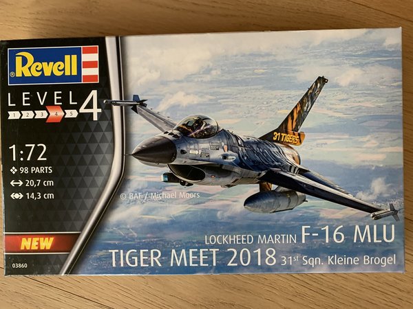 Revell F-16 MLU TIGER MEET 2018 31 Sqn. Kleine Brogel 1:72 03860