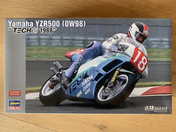Hasegawa 1/12 Yamaha YZR500 0W98, Tech21 1988 21727