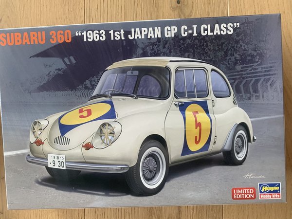 Hasegawa 1/24 Subaru 360, 1963 1st Japan GP CI Class 20465