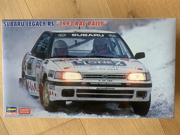 Hasegawa 1/24 Subaru Legacy RS, 1993 RAC Rally 20467