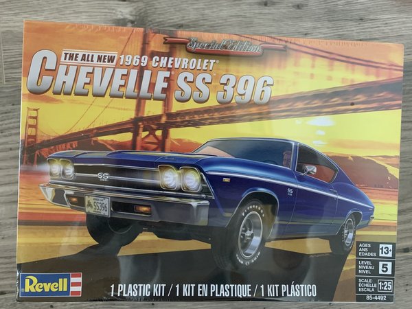 Revell US 1969 Chevy Chevelle SS396 1:25 85-4492 14492