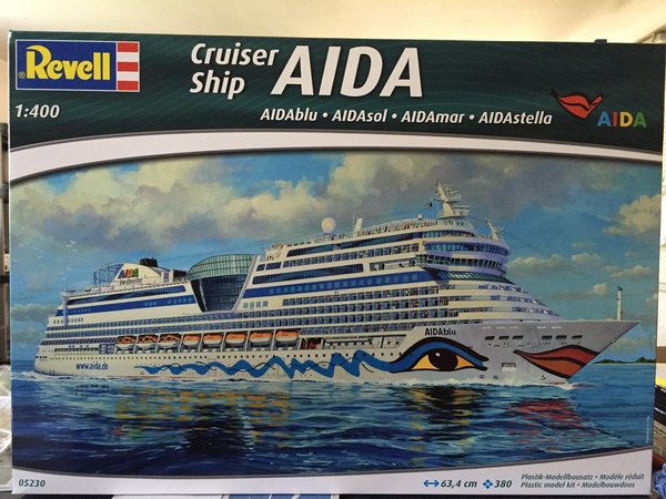 Revell Cruiser Ship AIDAblu, AIDAsol, AIDAmar, AIDAstella 1:400 05230