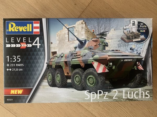Revell Spähpanzer 2 Luchs & 3D Puzzle Diorama 1:35 03321