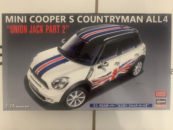 Hasegawa 1/24 Mini Cooper S Countryman all 4, Union Jack part 2 20532