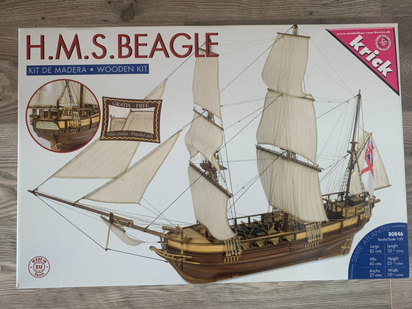 Krick HMS Beagle Baukasten 1:55 Constructo 23846