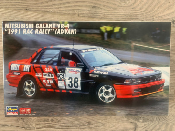 Hasegawa 1/24 Mitsubishi Galant VR-4, 1991 RAC Rally 20546