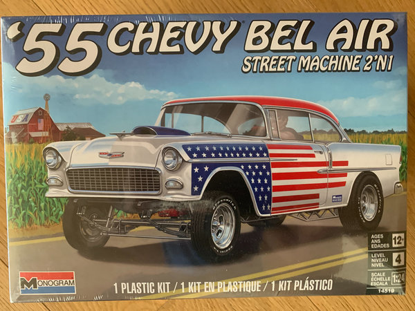 Revell US 1:24 1955 Chevy® Bel Air® Street Machine 2N1 85-4519 14519