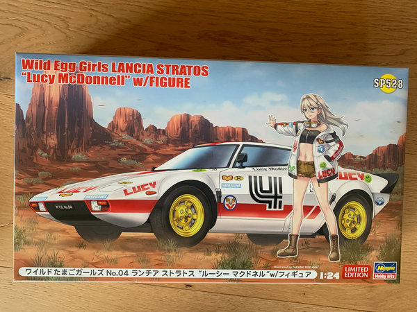 Hasegawa 1/24 Wild Egg Girls, Lancia Stratos mit Lucy McDonnnell SP528 52328
