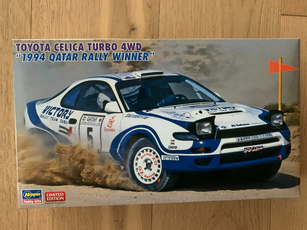 Hasegawa 1/24 Toyota Celica Turbo 4WD, 1994 Qatar Rally 20578