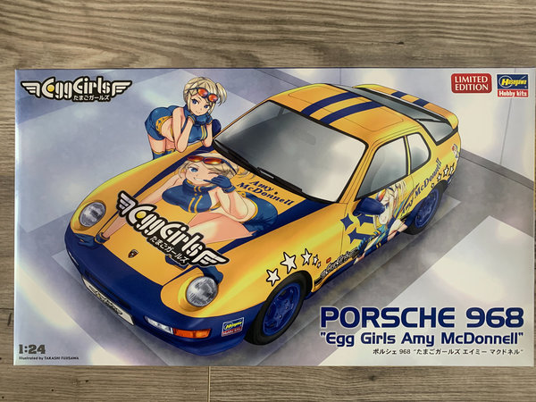 Hasegawa 1/24 Porsche 968, Egg Girls Amy McDonnell SP538 52338