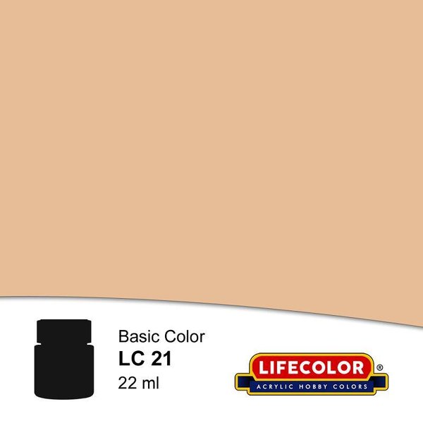 Krick Lifecolor Acryl Farbe Matt Hautfarben 22ml LC21