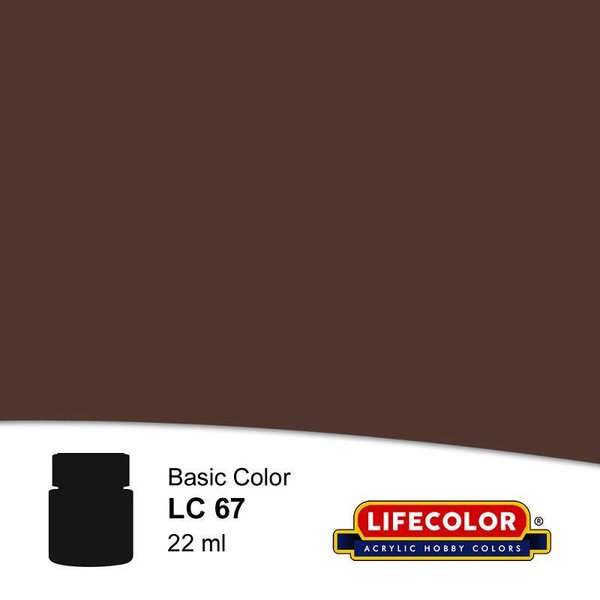 Krick Lifecolor Acryl Farbe Glänzend Braun 22ml LC67