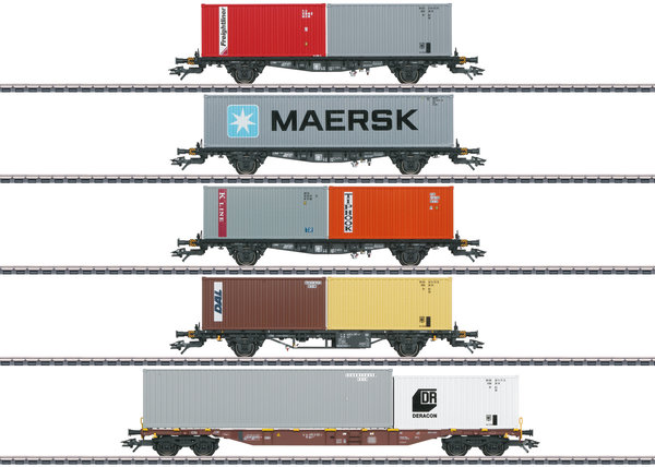Märklin MHI Container-Tragwagen-Set H0 47680