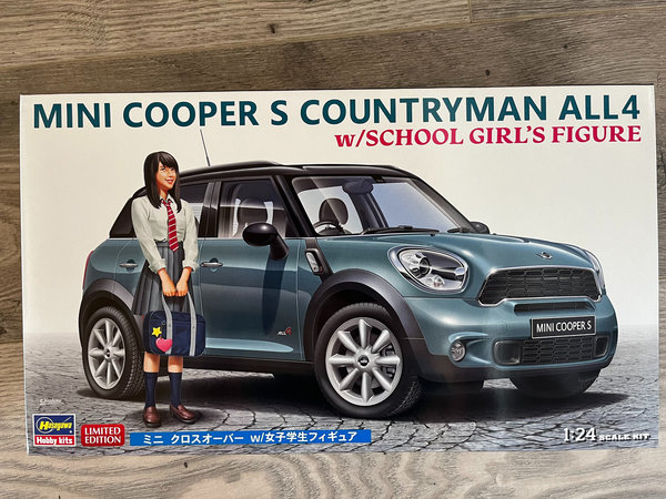 Hasegawa 1/24 Mini Cooper Countryman all 4, mit Figur SP559 52359